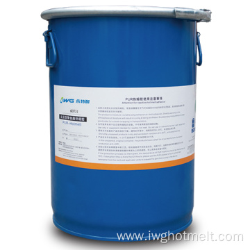 PUR adhesive for compound